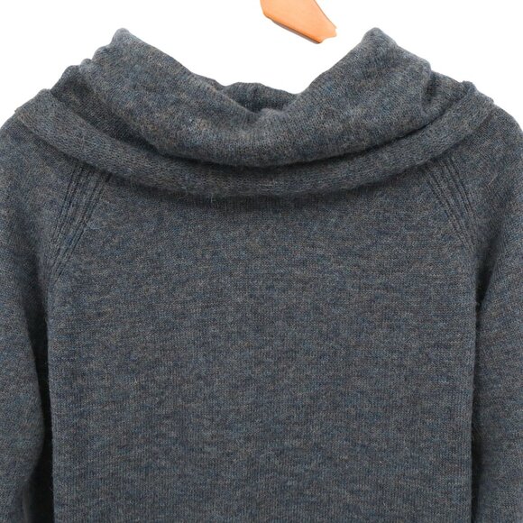 Peruvian Connection Baby Alpaca Wool Cowl Neck Heathered Pullover Sweater XL - Picture 2 of 4